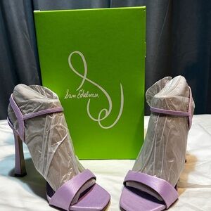 Beautiful Sam Edelman Leana Orchid silk Women's lavender Heels size 8.5 Easter